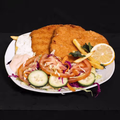 Schnitzel-Teller