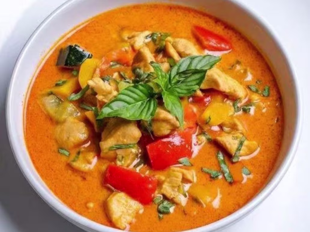 Red Curry Chicken mit Gemüse