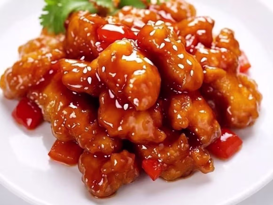 Süß-sauer Hühnerfleisch/Chicken