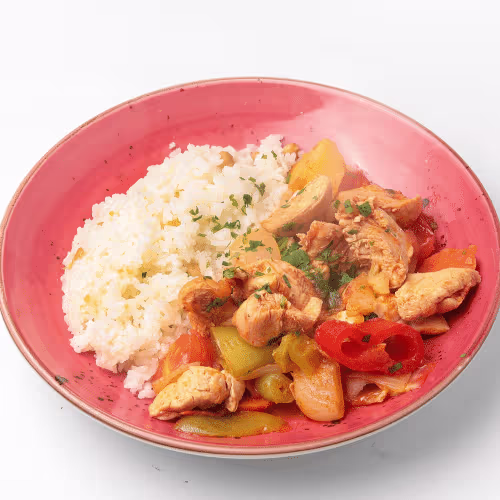Hühnerfleisch Mediteran