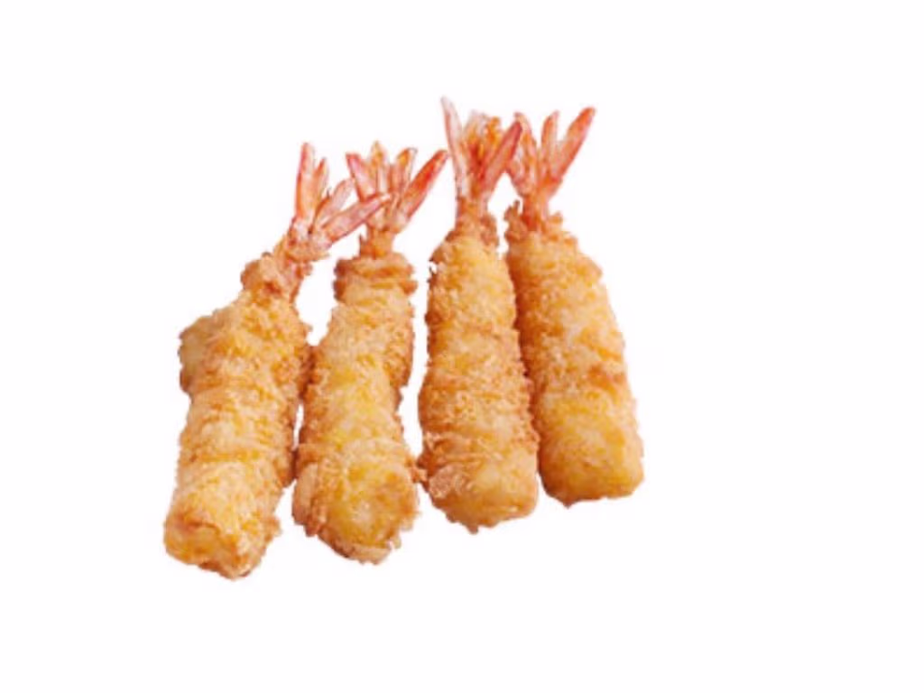 Knusprig panierte Shrimps/Garnelen (9 Stück)