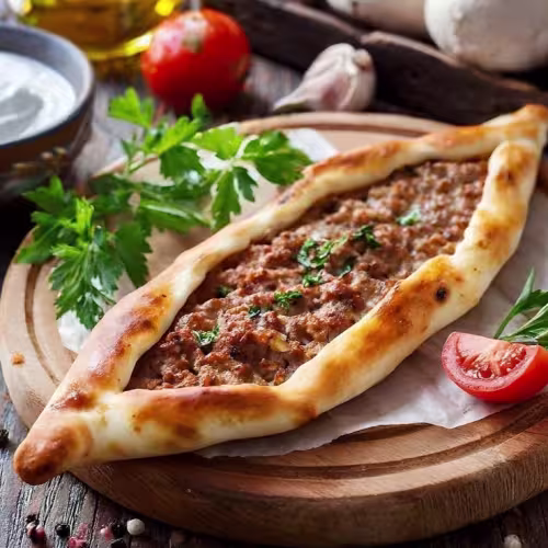 Pide mit Faschiertem Fleisch 0.33cm