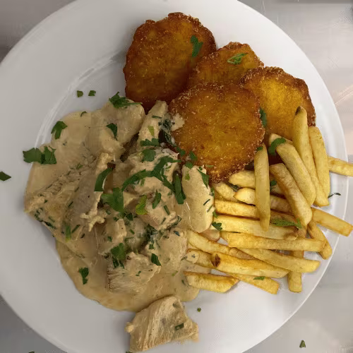 Champignon Schnitzel
