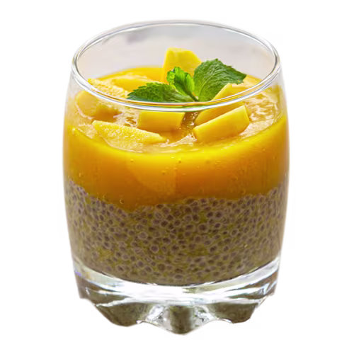 Chia Mango Pudding (vegan)