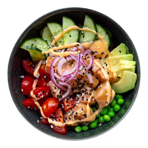 Salmon Avocado Bowl