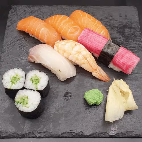 Mix Sushi (klein) 6 Sushi und 3 Maki