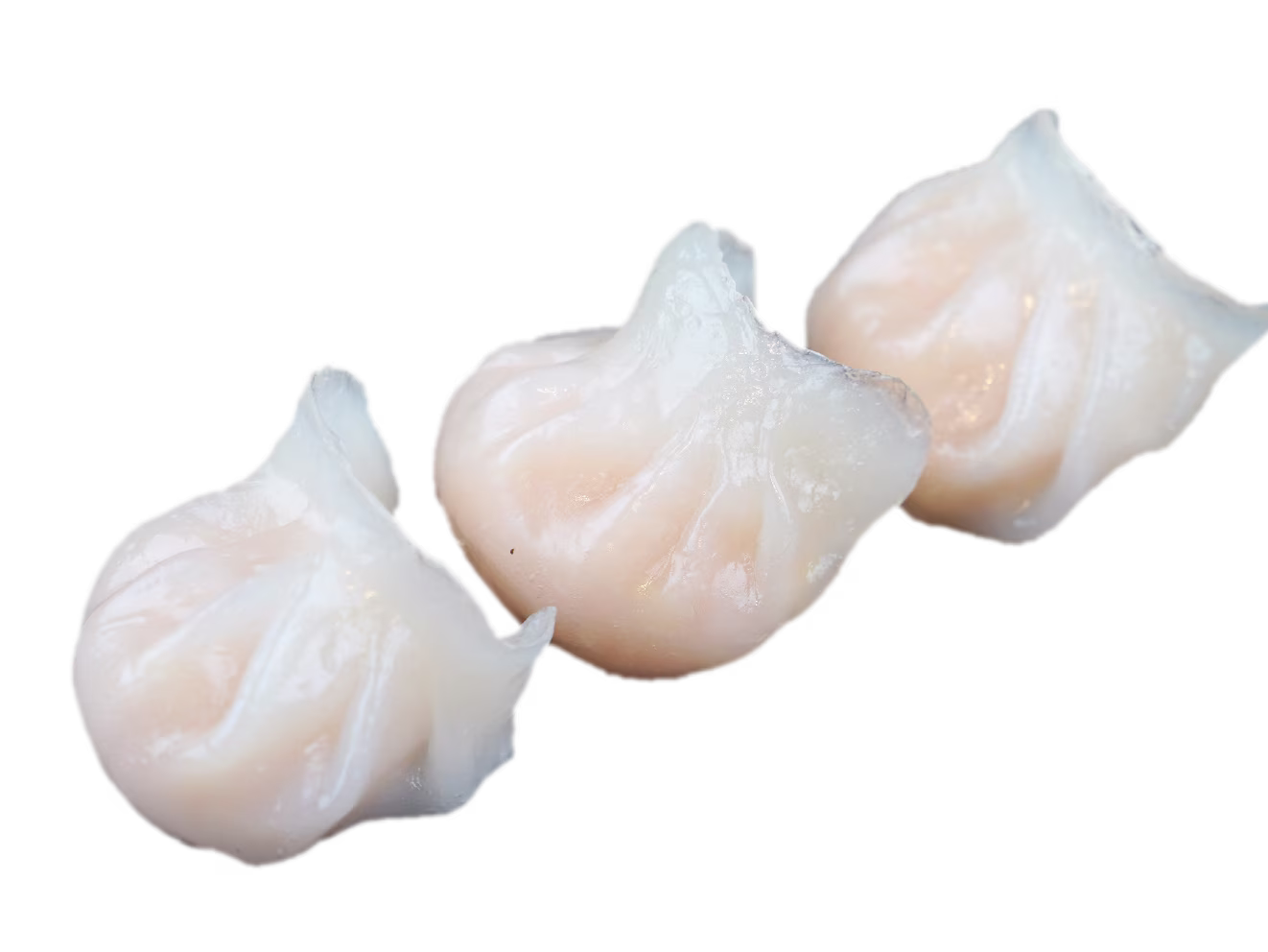 G1.Ha Gao 3 Stk (Gedämpfte Teigtäschen mit Garnelen)