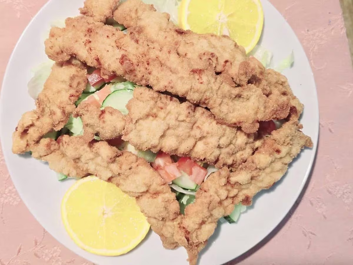 Backhendl Salat