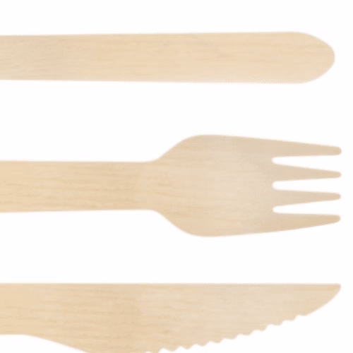 Einweggabel, -messer und -löffel