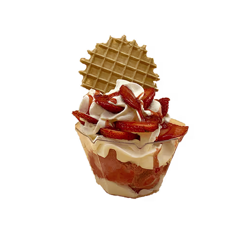 Erdbeere Becher