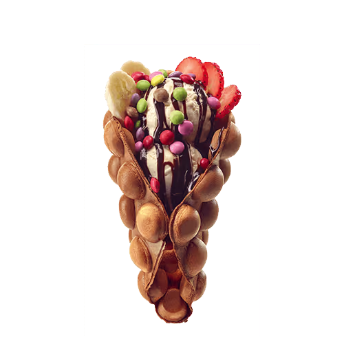 Bubble Waffel Natur