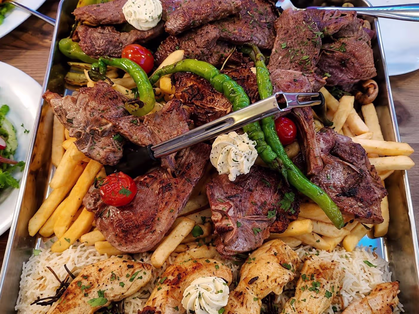 Grillplatte (für 3 Personen)