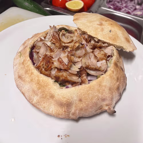 Kebap Salatbrötchen