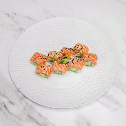 Lachs Sesam Maki (8 Stück)