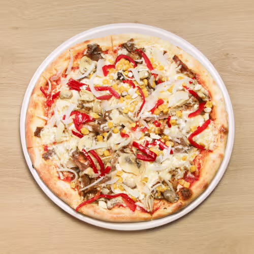 Pizza des Hauses