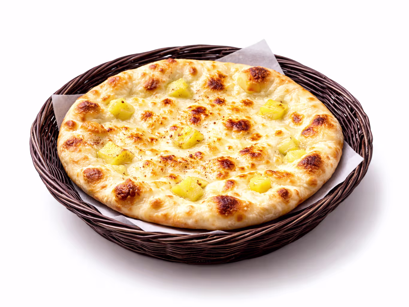 Naan gefüllt mit Kartoffel