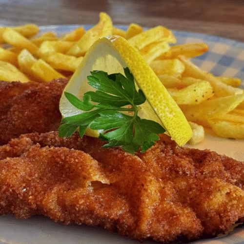 Kinder Menü Wiener Schnitzel