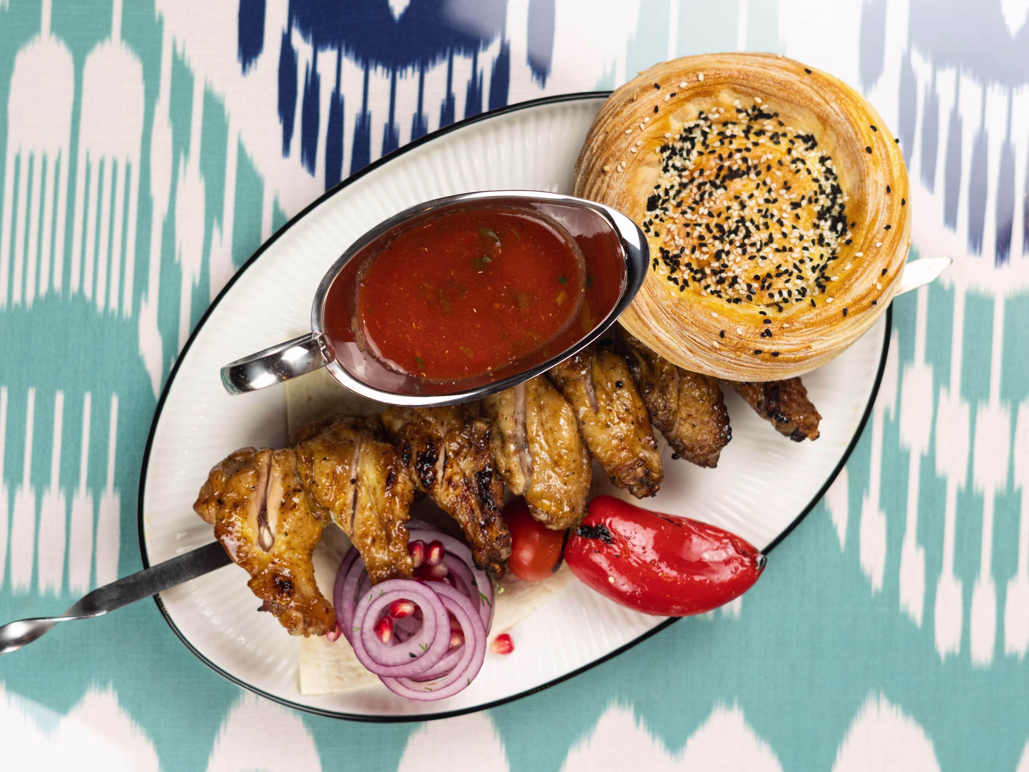 Hühnerflügel Shashlik