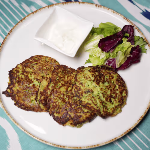 Zucchini-Puffer