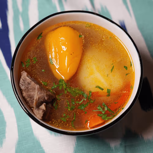 Shurpa (Rindfleischsuppe)