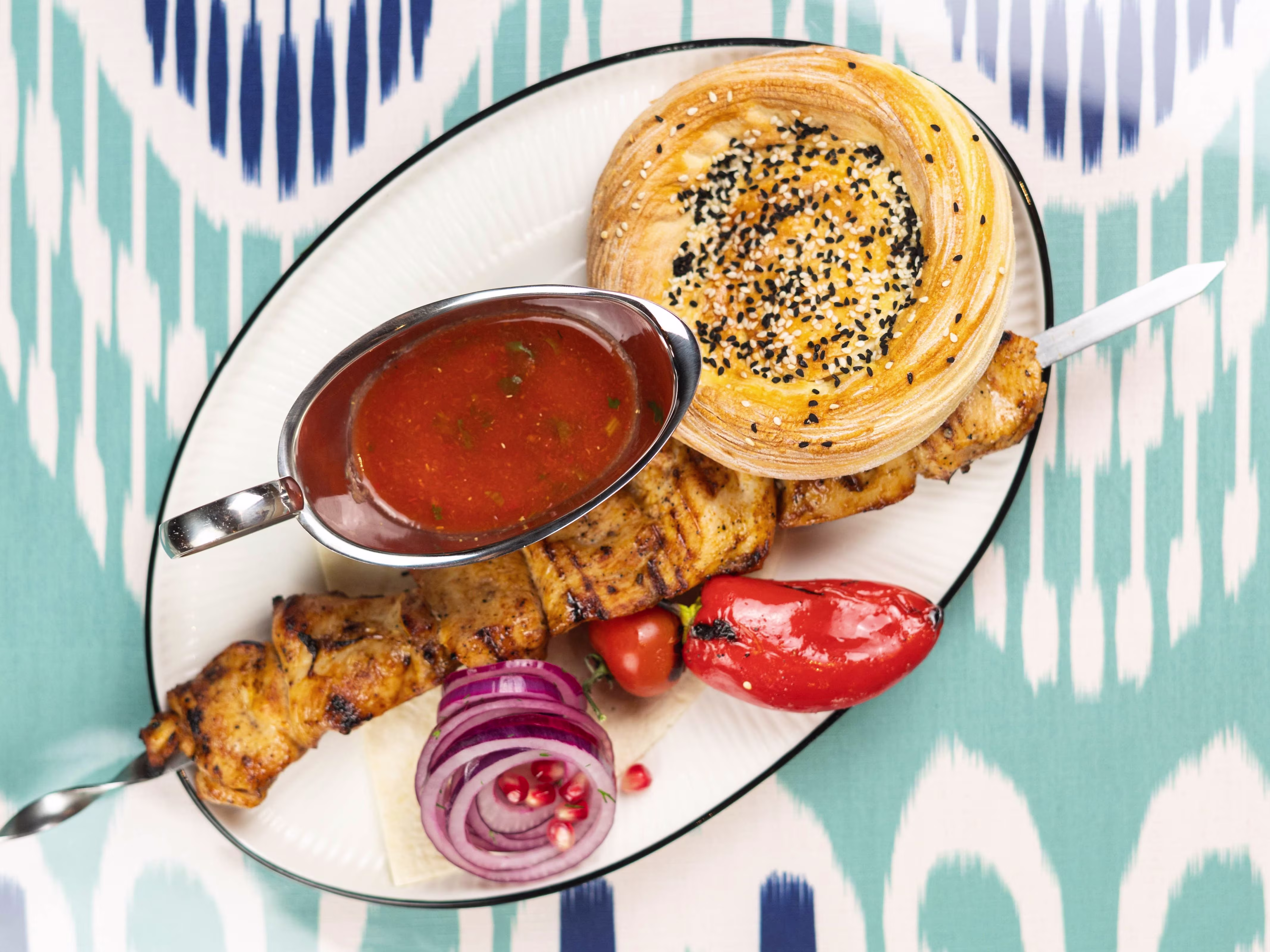 Hühnerbrust Shashlik