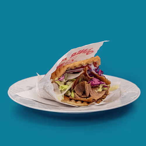 Kleines Kebap Sandwich vom Kalb