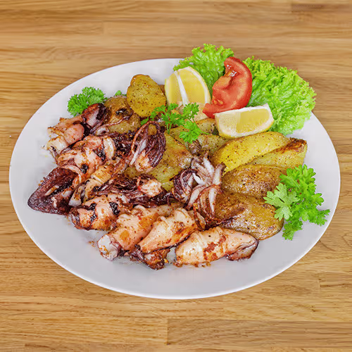 Gegrillte Calamari