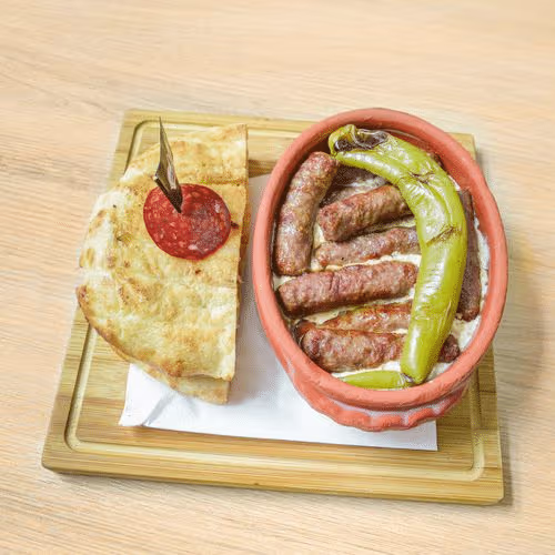Cevapi u kajmaku 10 Stk. (halal)