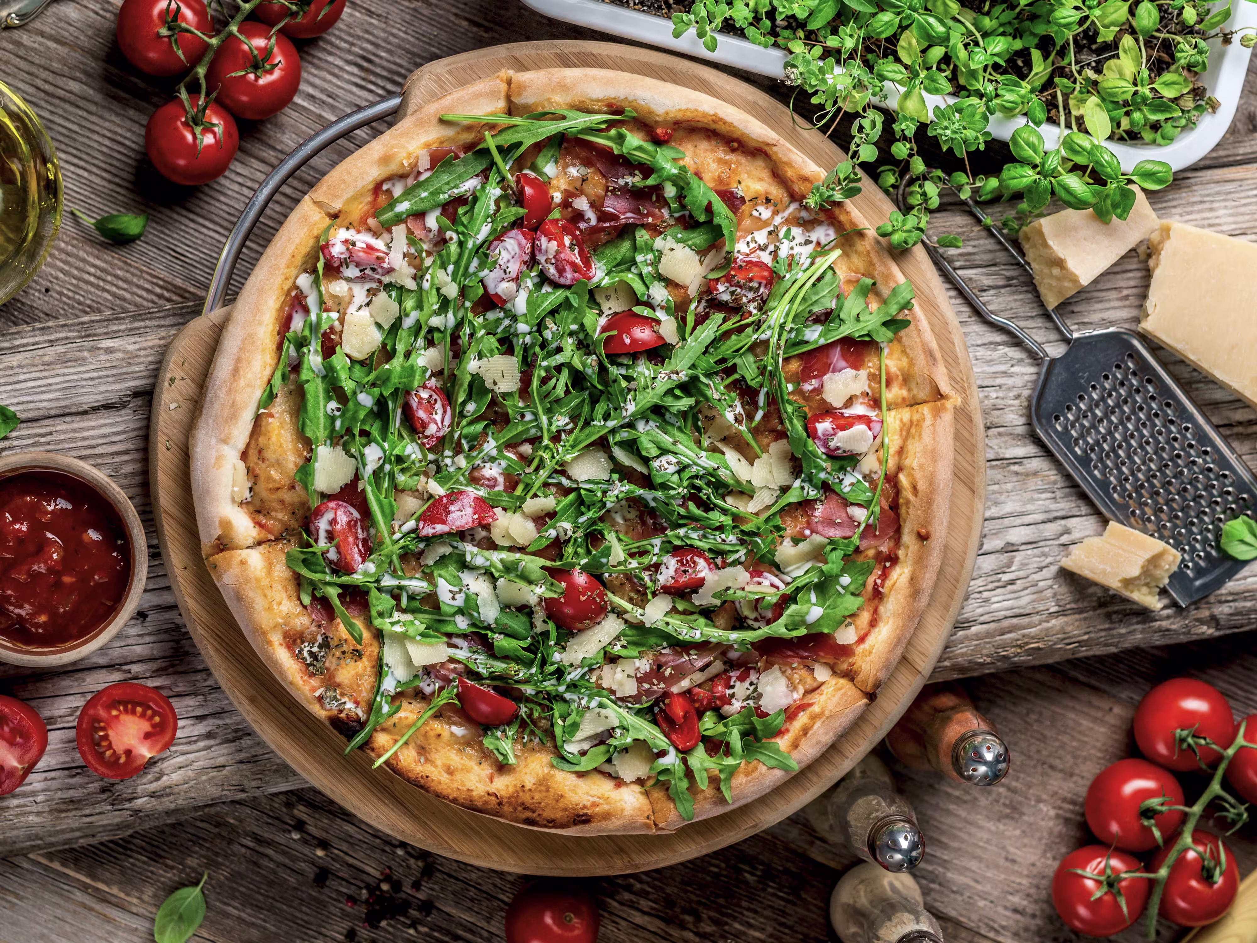Pizza Rucola (Vegetarisch)