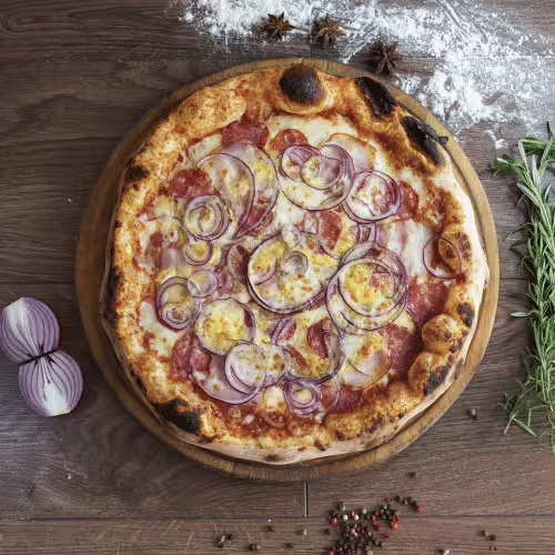 Pizza Diavollo (scharf)