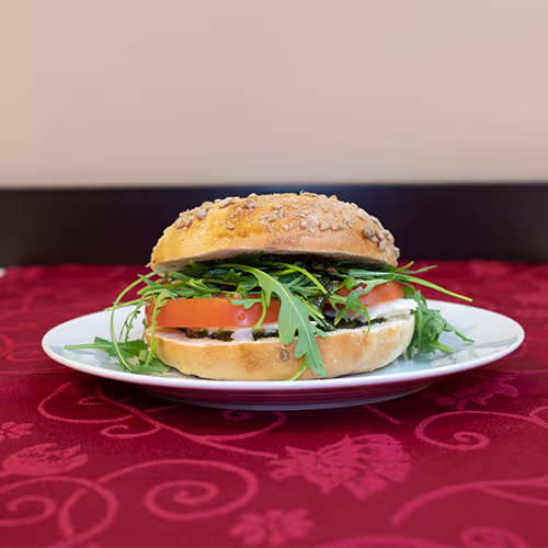 Caprese Bagel (vegetarisch)