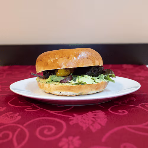 Gemüse Bagel Avocado (vegan)