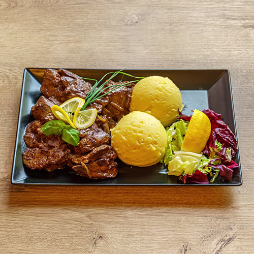 Ficatei sote - Hühnerleber in Sauce