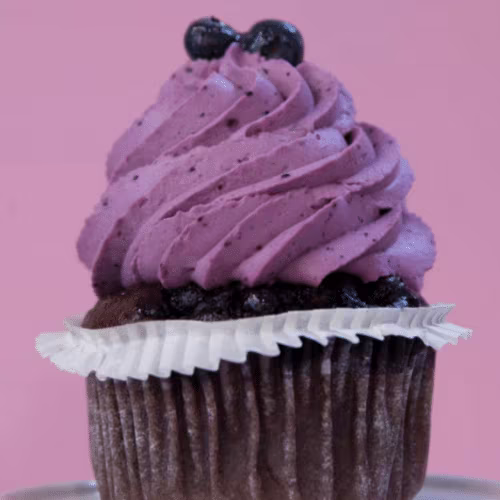 Heidelbeer Cupcake
