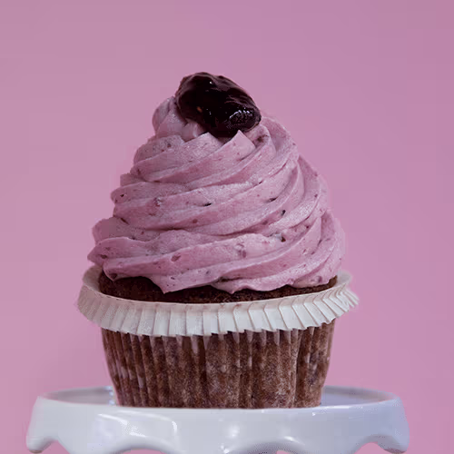 Waldbeer Cupcake (vegan, glutenfrei)