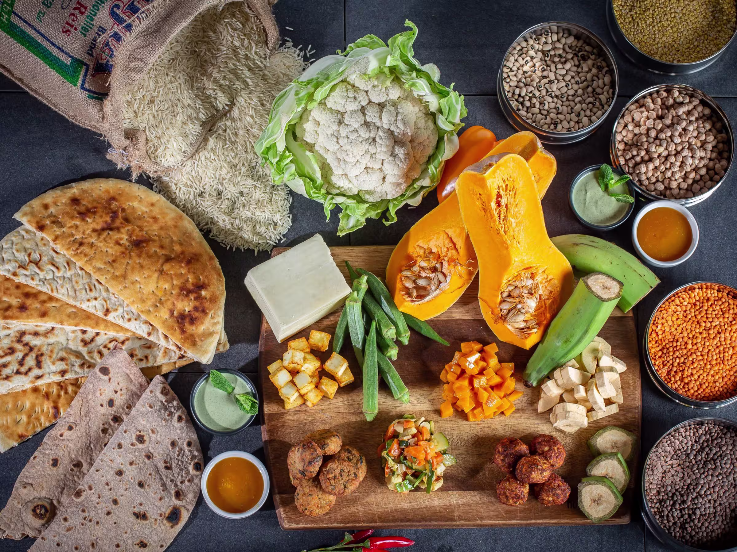 Vegan Gemischtes Gemüse Curry
