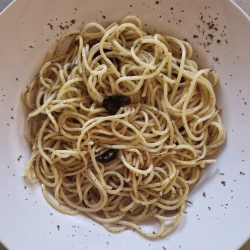 Pasta Aglio e Olie (scharf)