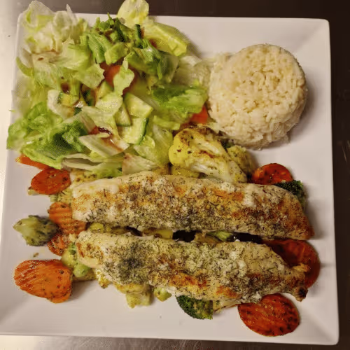 Gegrilltes Zanderfilet