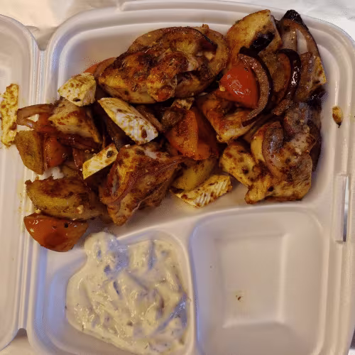 Griechische Kartofelfanne