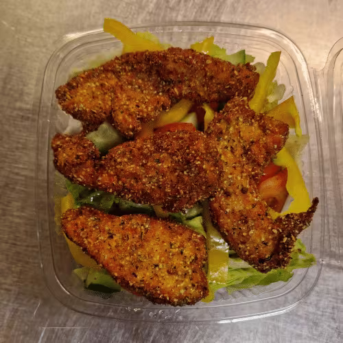 Backhendl Salat