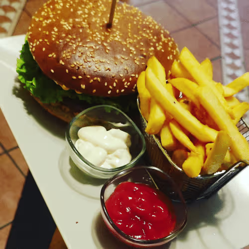 XXL-Spezi Burger Menü