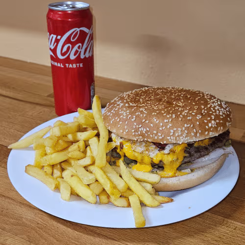 Egg Burger Menü