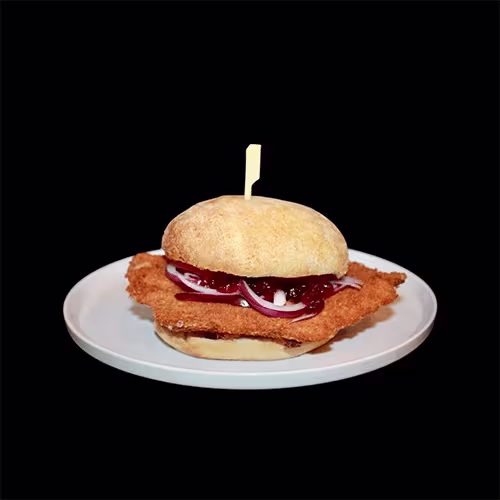 Cordon Bleu —-(Burger)