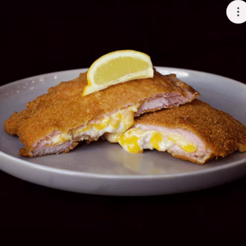 Quattro Formaggi Cordon Bleu mit Beilage