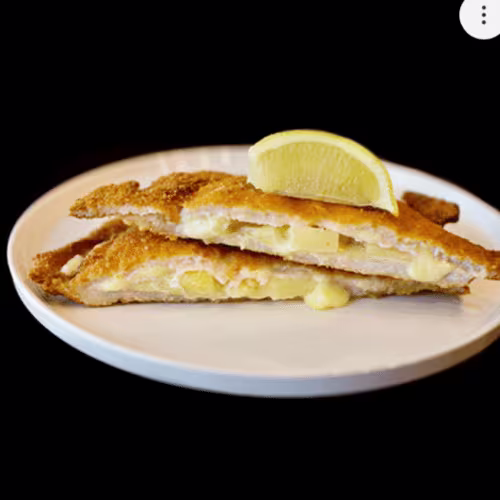 Tropisches Cordon Bleu mit Beilage