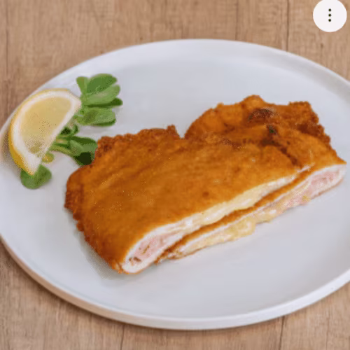 Knoblauch Cordon Bleu mit Beilage