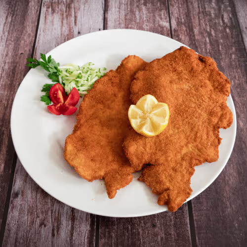 Riesen wiener Schnitzel