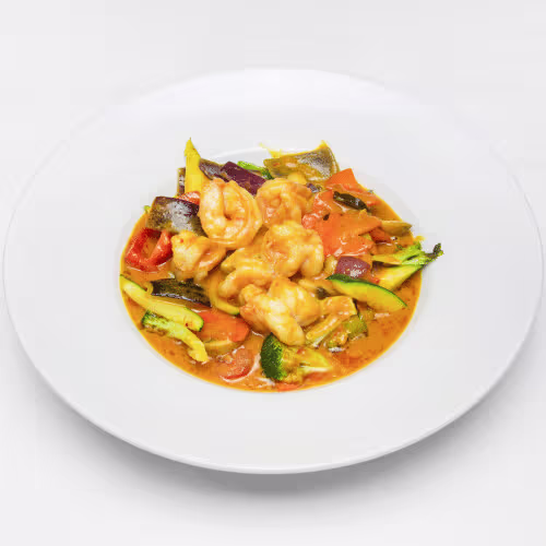 Curry Garnelen (scharf)