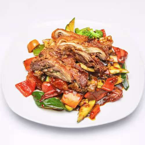 Acht Schätze Ente (scharf)
