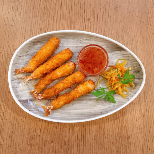 Riesengarnelen Tempura